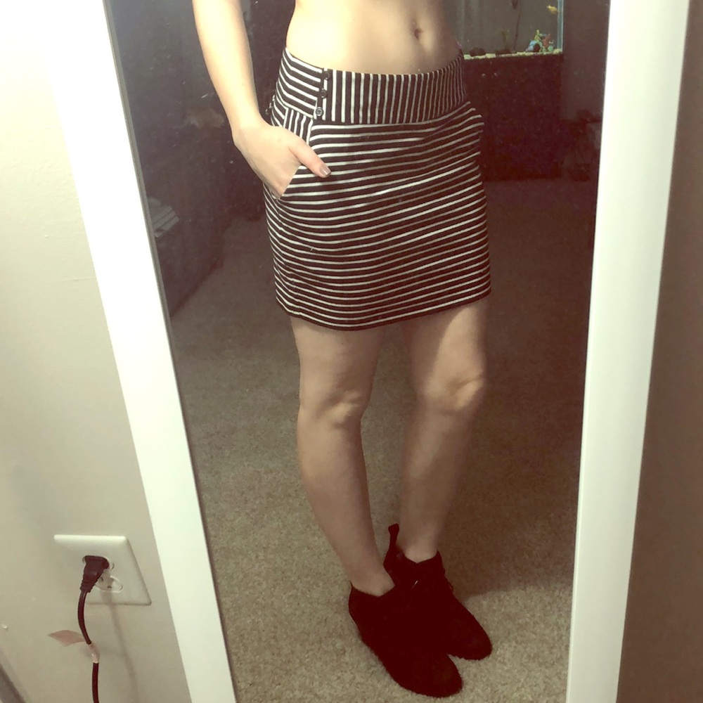 Striped Miniskirt